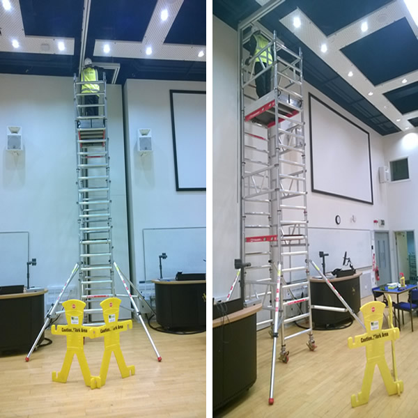 Acoustic Movable Wall Service For A University Lecture Theatre In Guilford.